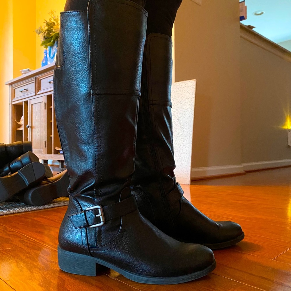 Croft & Barrow Tall Black Boots